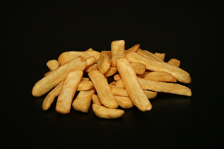 french fries, potatoes, fried, deep fried, food, dining, preparations