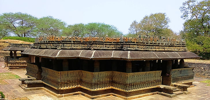 tempelet, nagareswara, bankapur, nettstedet, historiske, archeoloical, religiøse