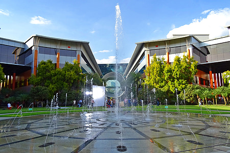 building, architecture, fountain, modern, corporate, contemporary, office