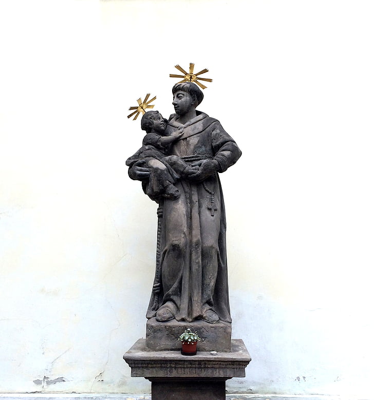 holy, prague, statue, czech republic, old town, figure, monument
