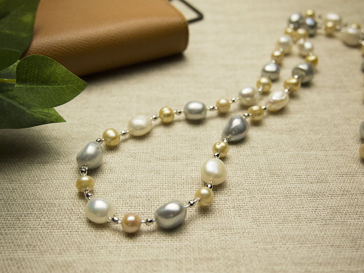 sladkovodní pearl, náhrdelník, příslušenství