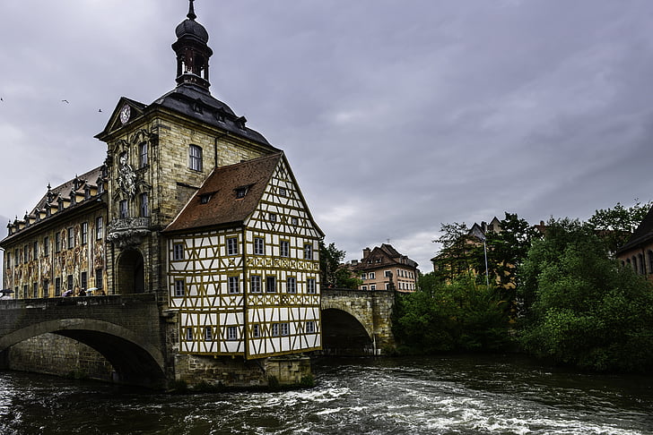 Bamberg, stará radnica, budova