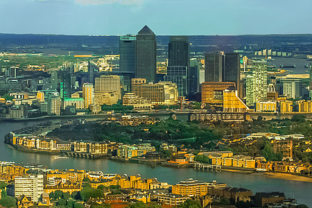 Panorama, London, udsigt over byen
