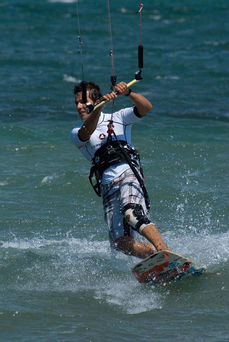 kitesurf, water sports, lake
