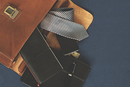 briefcase, leather goods, accessories, men's fashion, business, businessman, notebook