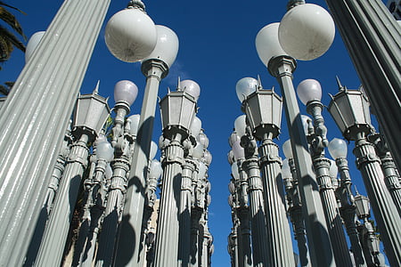 LACMA, Los Angeles-i, Múzeum, kijelző, építészeti, design, kortárs