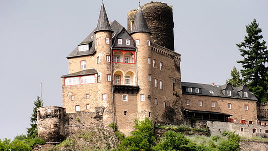 Castle, Tyskland, landskab, Europa, arkitektur