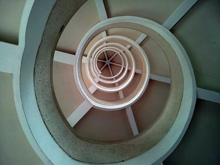 singapore, chinese, garden, stairwell, staircase, spiral, ascending