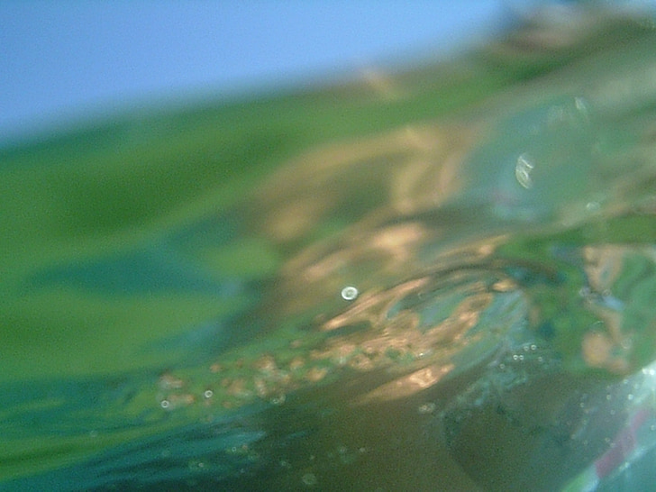 eau, surface de l’eau, mer, bleu, vague, turquoise