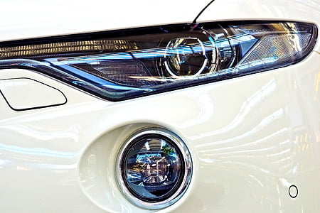 automatisk, Spotlight, lampe, lys, Bilen frontlysene, light emitting diodes lysemitterende, bil