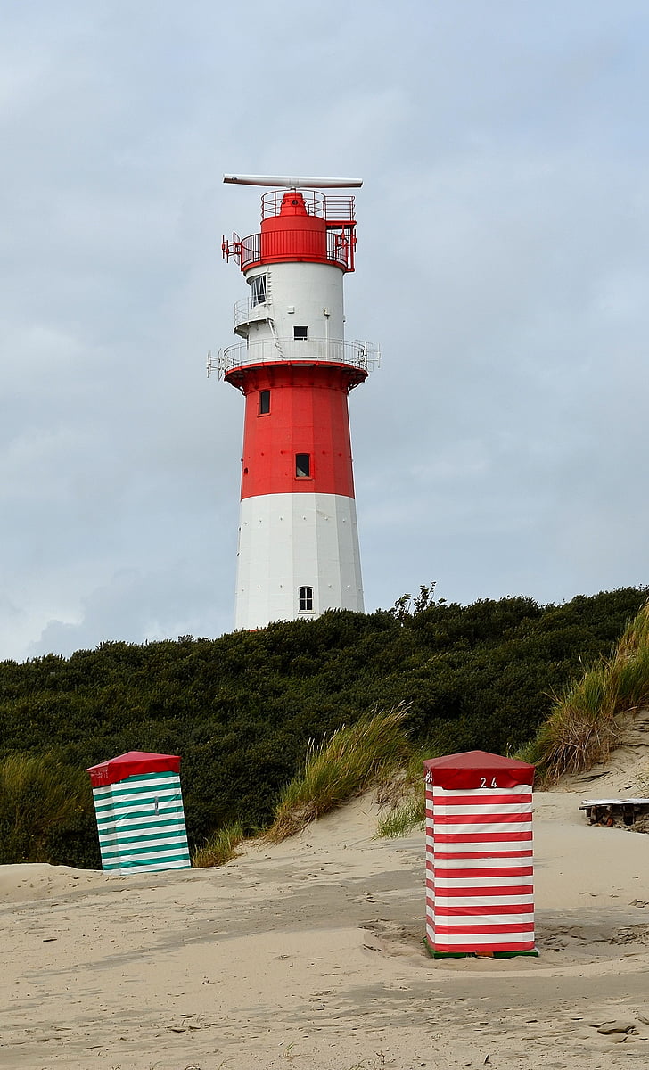 elektrisk lighthouse, Beacon, Fragt, Borkum, navigation