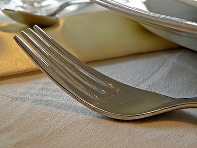 fork, eat, silverware, tableware, cutlery, festive