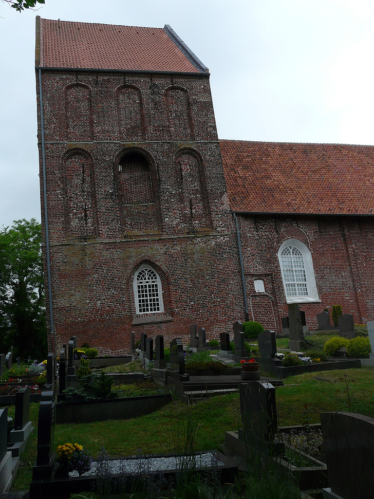 Steeple, kerk, Askew, laat kerktoren in de wereld, wereldrecord, de scheve toren van suurhusen, Oost-Friesland