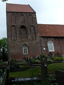 campanario, Iglesia, Askew, última torre de la iglesia en el mundo, expediente de mundo, la torre inclinada de suurhusen, Frisia del este