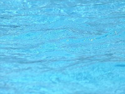 eau, piscine, bleu