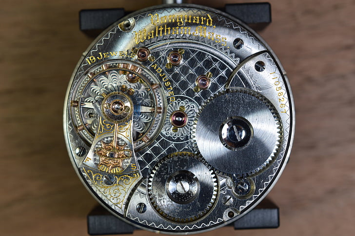 montre de poche, montre, Vintage, poche, horloge, Pocketwatch, mécanique