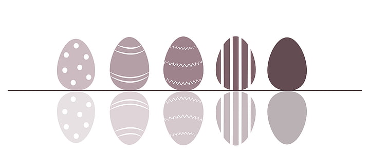 påske, påskeæg, påskeæg, æg, farverige, dekoration, God påske