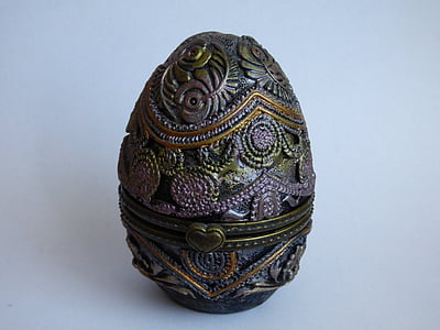 jajce, okrasek, Velikonočni, tradicijo, starinsko, umetnost, barvne