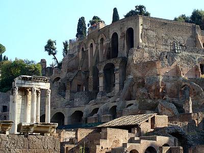 rome, ruins, ancient, history, italy, europe, old