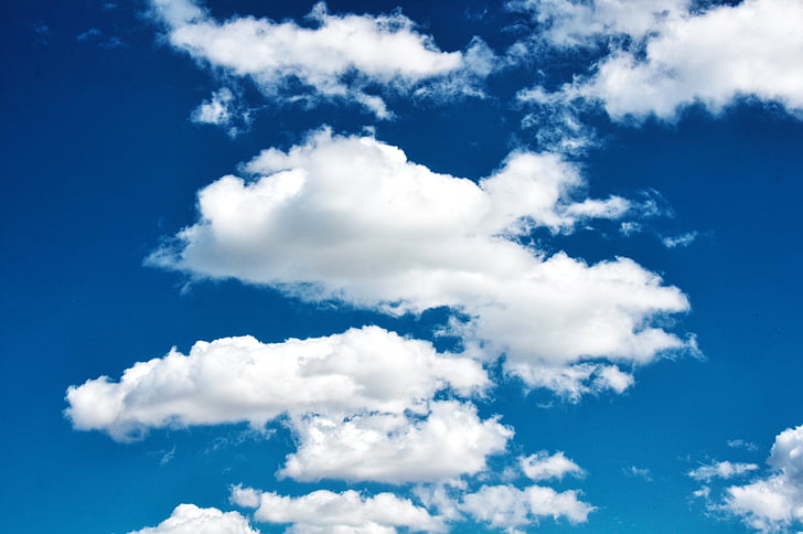 céu, nuvens, natureza, céu nublado, nublado, plano de fundo, azul
