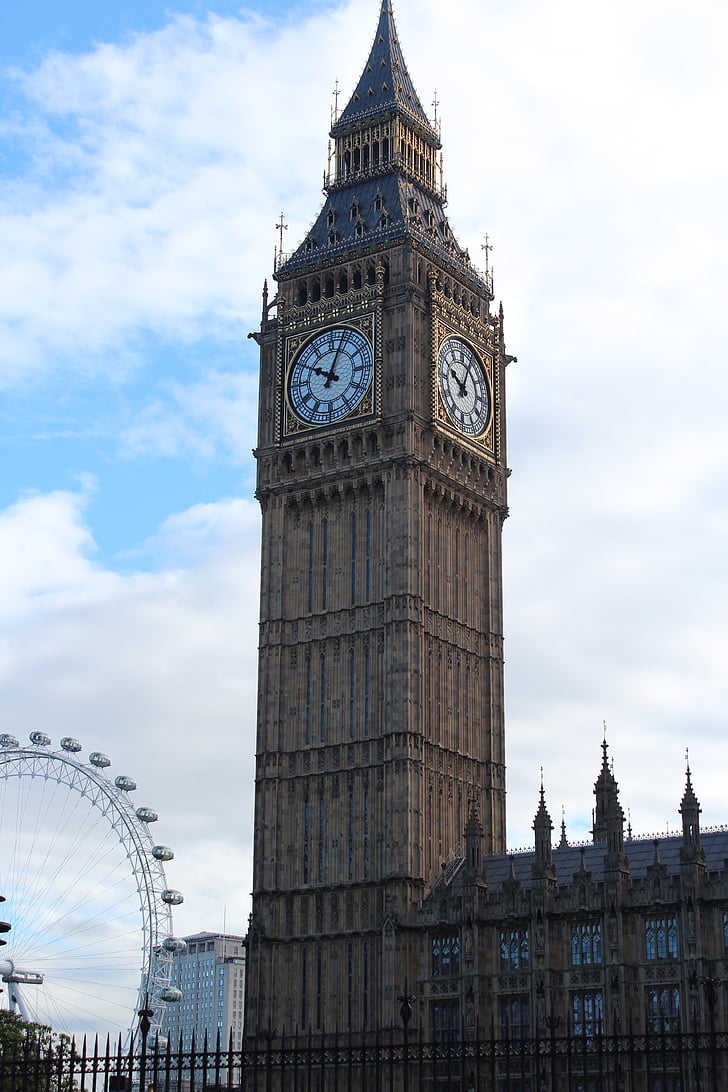 Big ben, Westminster, Parlament, Londýn, Anglicko, Veľká Británia, pamiatka