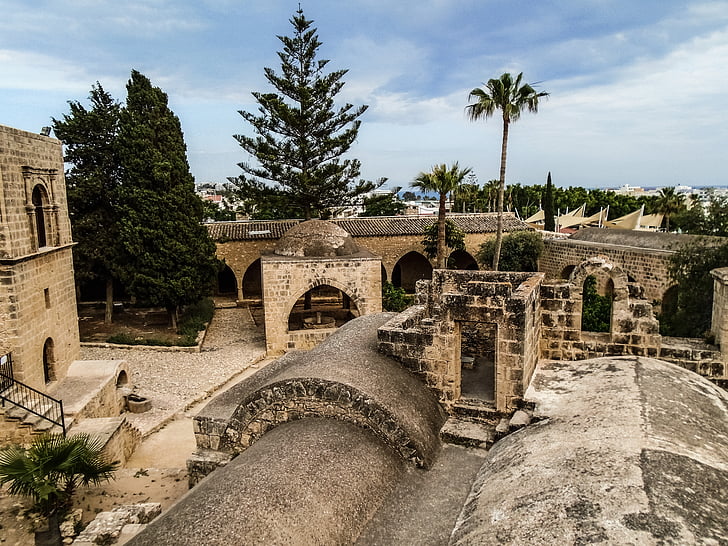 cyprus, ayia napa, monastery, medieval, landmark