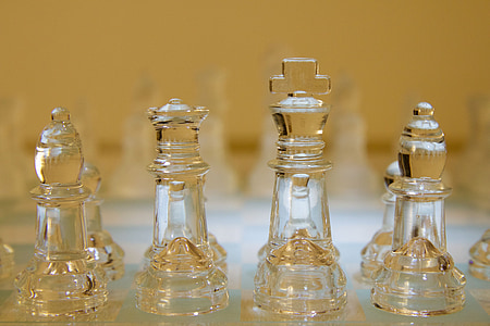 sakk, sakk játék, sakkfigurák, király, Lady, futók, játék