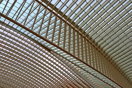 Gare ferroviaire, Liège, Liège, architecture, construction, Belgique, bâtiment