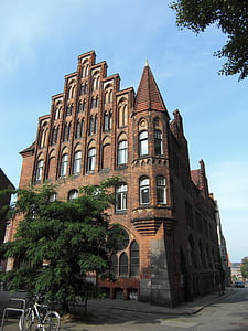 Lübeck, hanzovní liga, staré město, budova