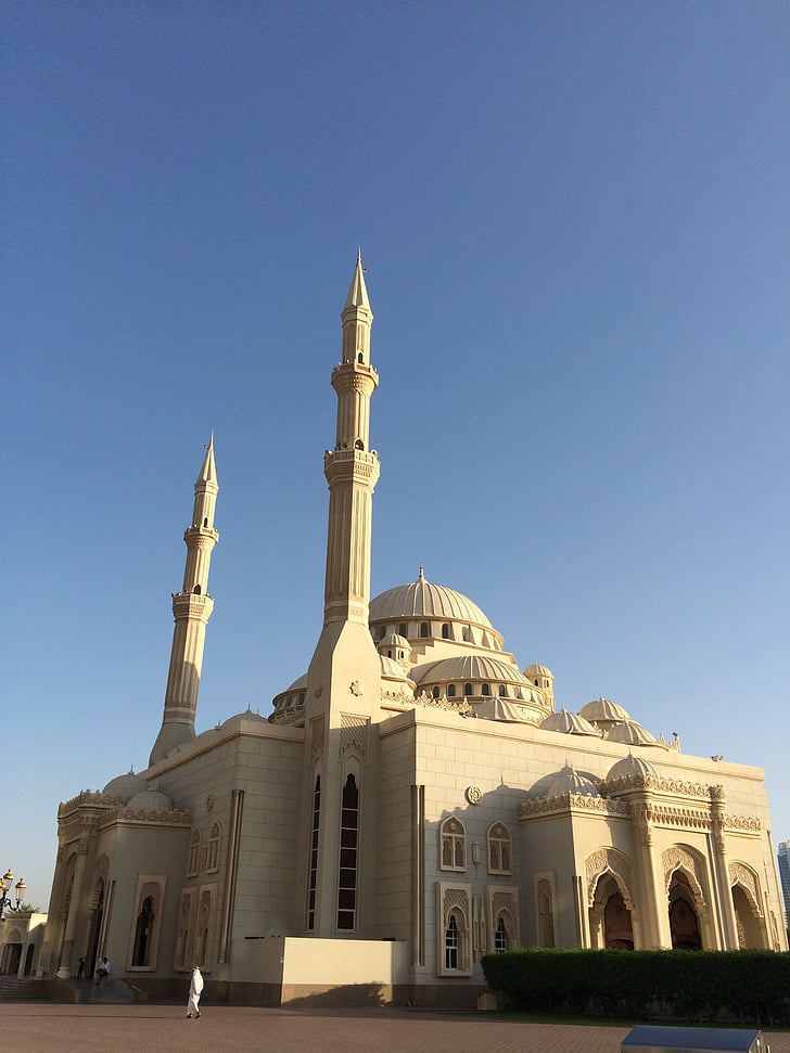 Sharjah, Nour, moskeen, islam, muslimske, UAE, Khalid