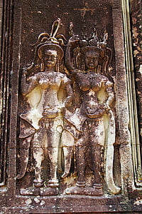 Angkor wat, Siem reap, Kambodža, Ázia, Angkor, chrám, chrámový komplex