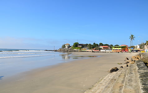 plage, Matinhos, Paraná, Brésil, mer, littoral, sable