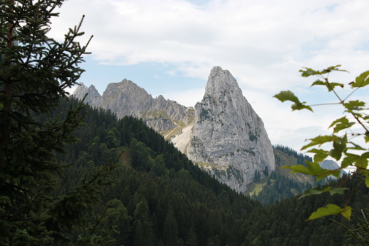 Hora, Allgäu, kenzenkopf, hory, alpské