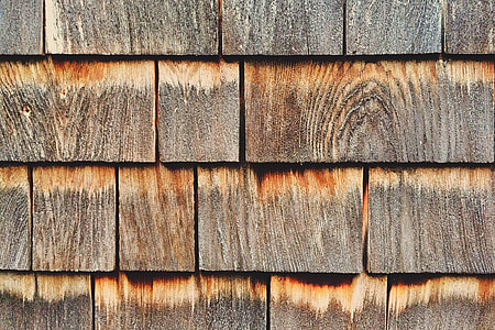 trä, cederträ, ytterväggar, trä planka, rustik