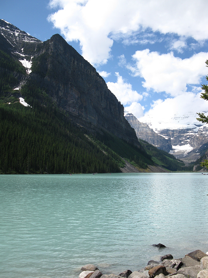 jezero, Kanada, gorskih, gore, narave, kulise, čudovito