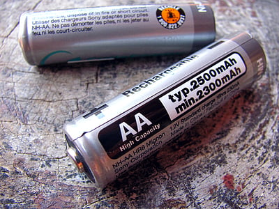 batterier, alkaliske, batteri, energi, AA batterier