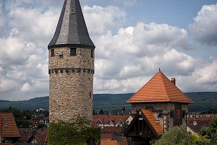 Bad homburg, Tyskland, middelalderlige, Tower