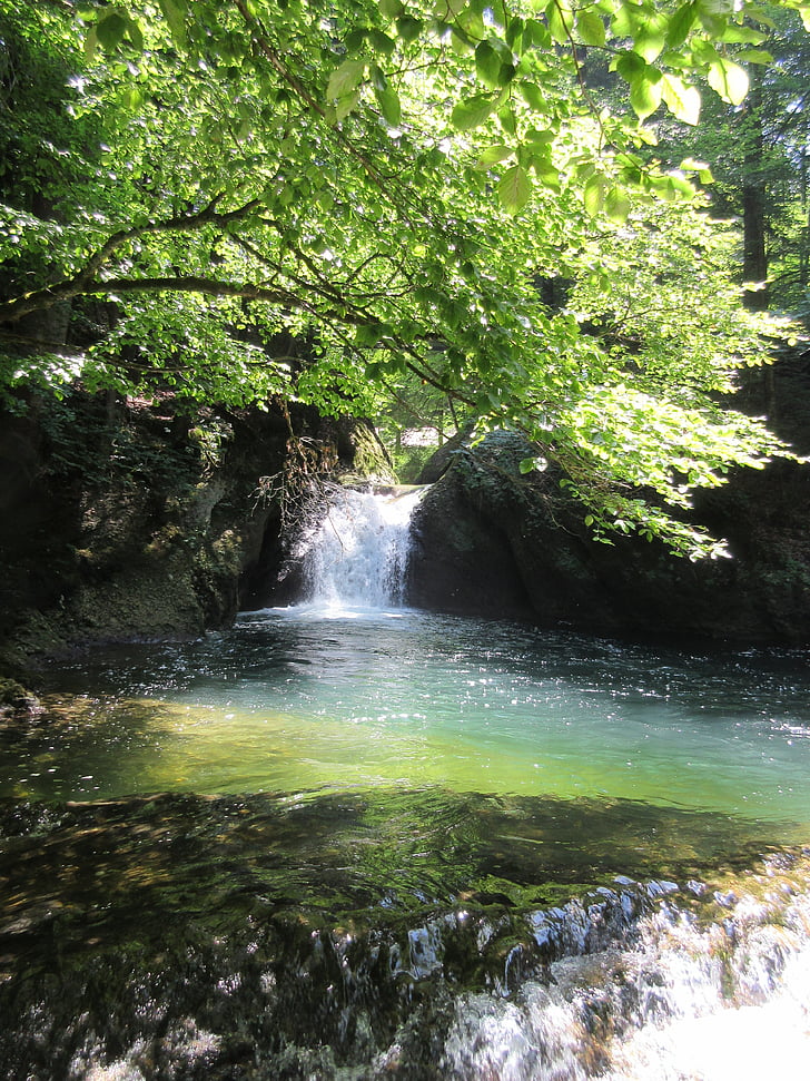eistobel, waterfall, bach
