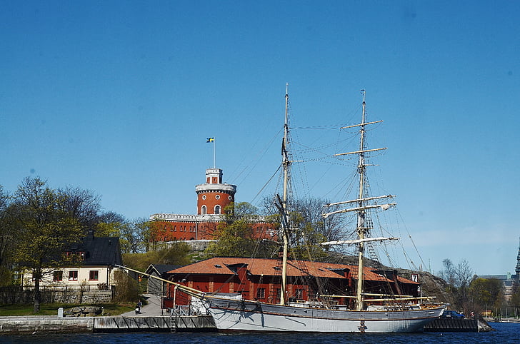 Swedia, Stockholm, Kota, Skandinavia, Landmark, modal, kapal