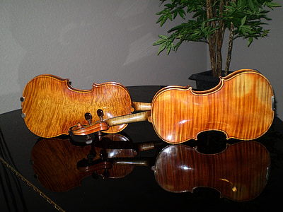 violons, piano, musique, musical, instrument, son, conception