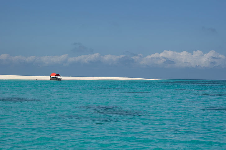 achtergrond, strand, blauw, Caraïben, Costa, concept, Coral