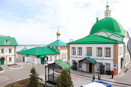 pareizticīgie, baznīca, Krievija, katedrālē, reliģiskā, Čeboksari, arhitektūra