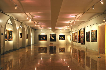 museum, tables, masterpiece, hermitage, montserrat, spain