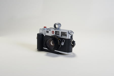 Vintage, starożytne, kamery, kamery, Leica
