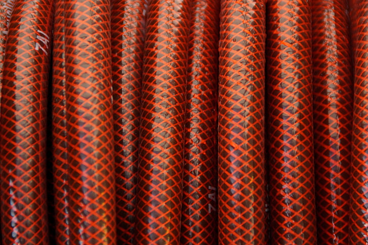 hose, coiled, wrapped, background, texture, structure, garden hose