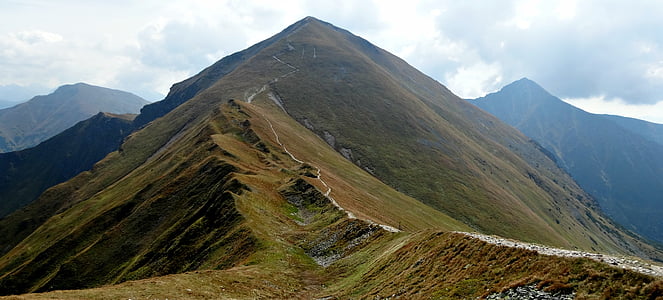 kalnai, Tatrai, kraštovaizdžio, takas, Gamta, viršų, Vakarų Tatrai