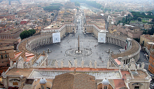 Roma, Colosseo, Italia, antichità, St. peter, basilica di San Pietro, vista