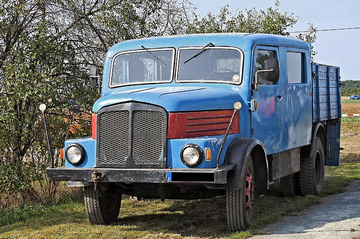 caminhão, velho, Historicamente, Oldtimer, IFA, H3, H3A