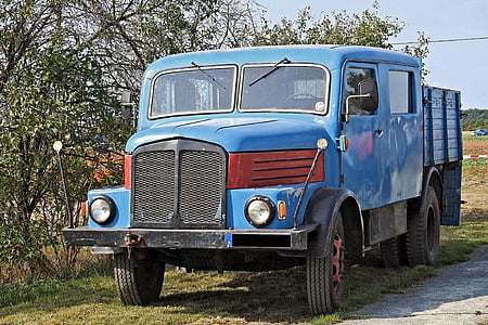 tovornjak, stari, zgodovinsko, oldtimer, IFA, H3, h3a