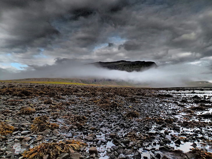 Islandia, paisaje, rocas, Islandés, escandinavo, Isla, al aire libre